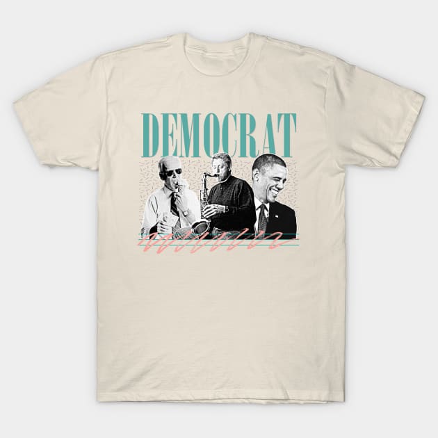 Democrat  // Retro Style Aesthetic Design T-Shirt by DankFutura